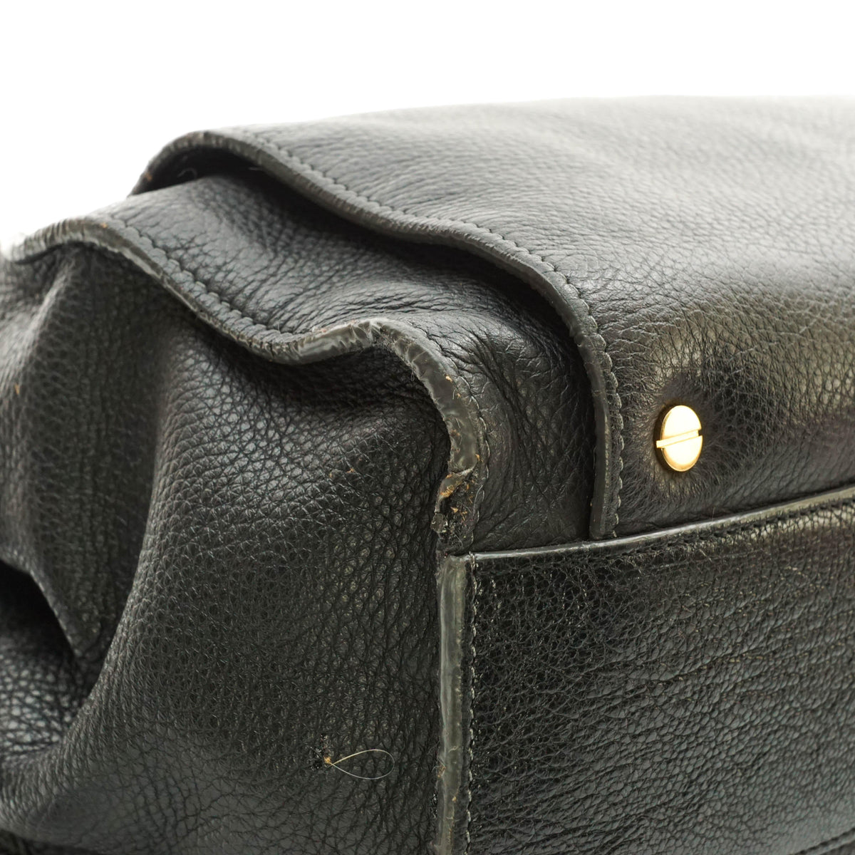 Chloe Hand Bag Leather Black