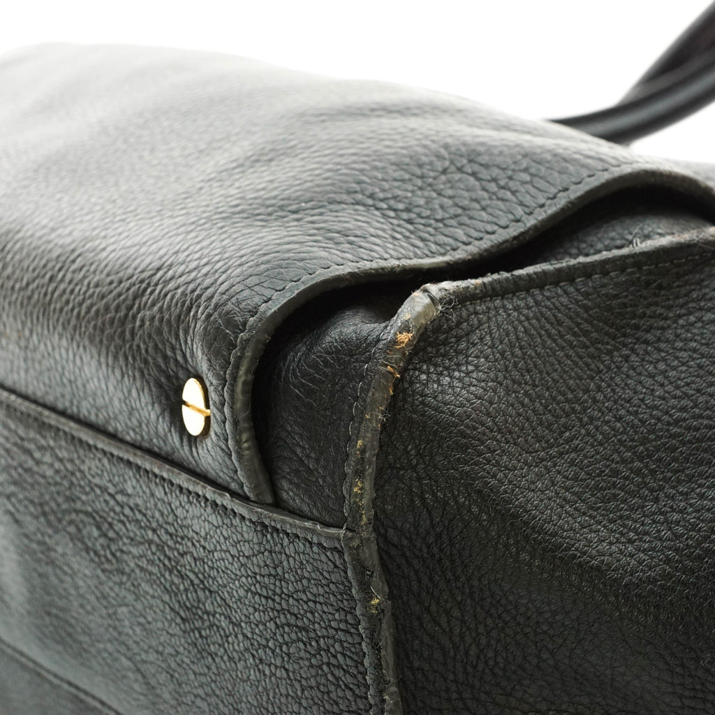 Chloe Hand Bag Leather Black