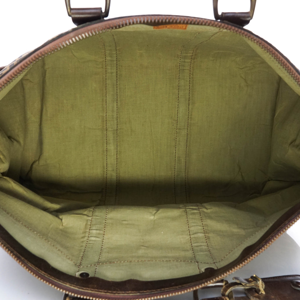 Fendi Travel Bag Brown Zukka Canvas