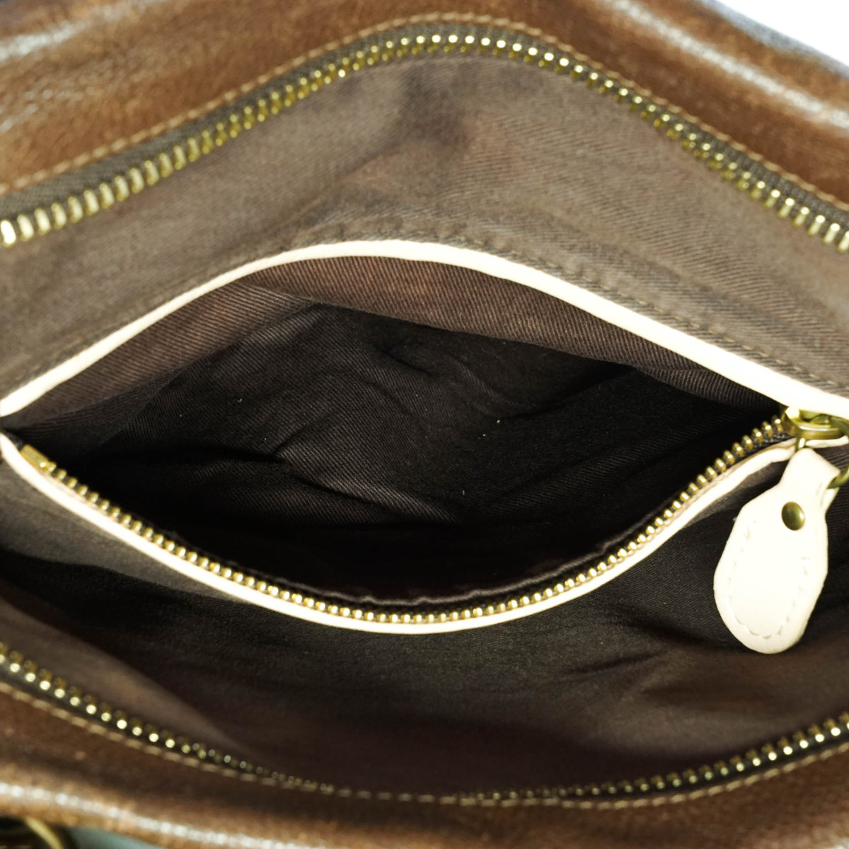 Chloe Shoulder Bag Brown Leather
