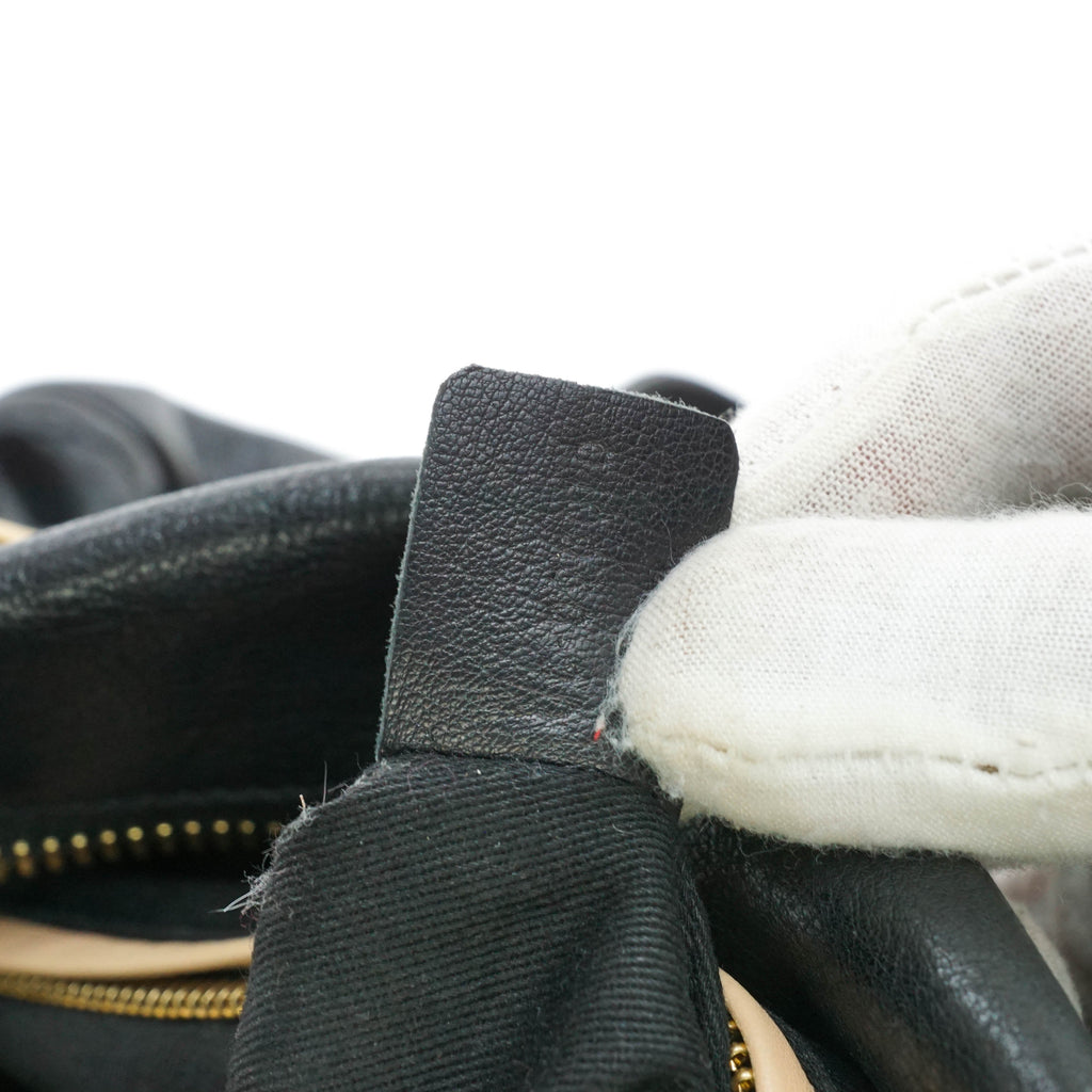 Chloe Shoulder Bag Black Leather