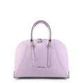 Luxe Leather Handbag in Violet