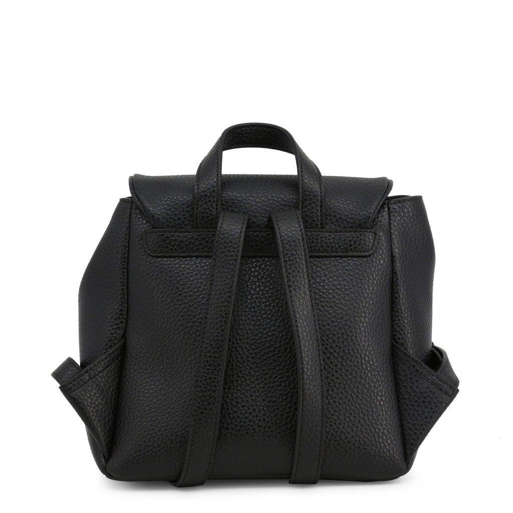 Black Leather Backpack