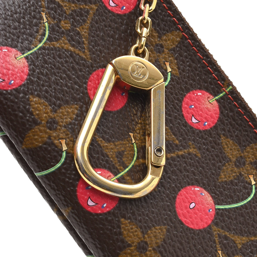 Limited Edition Monogram Cherry Pochette Cles - Cap N Wrap
