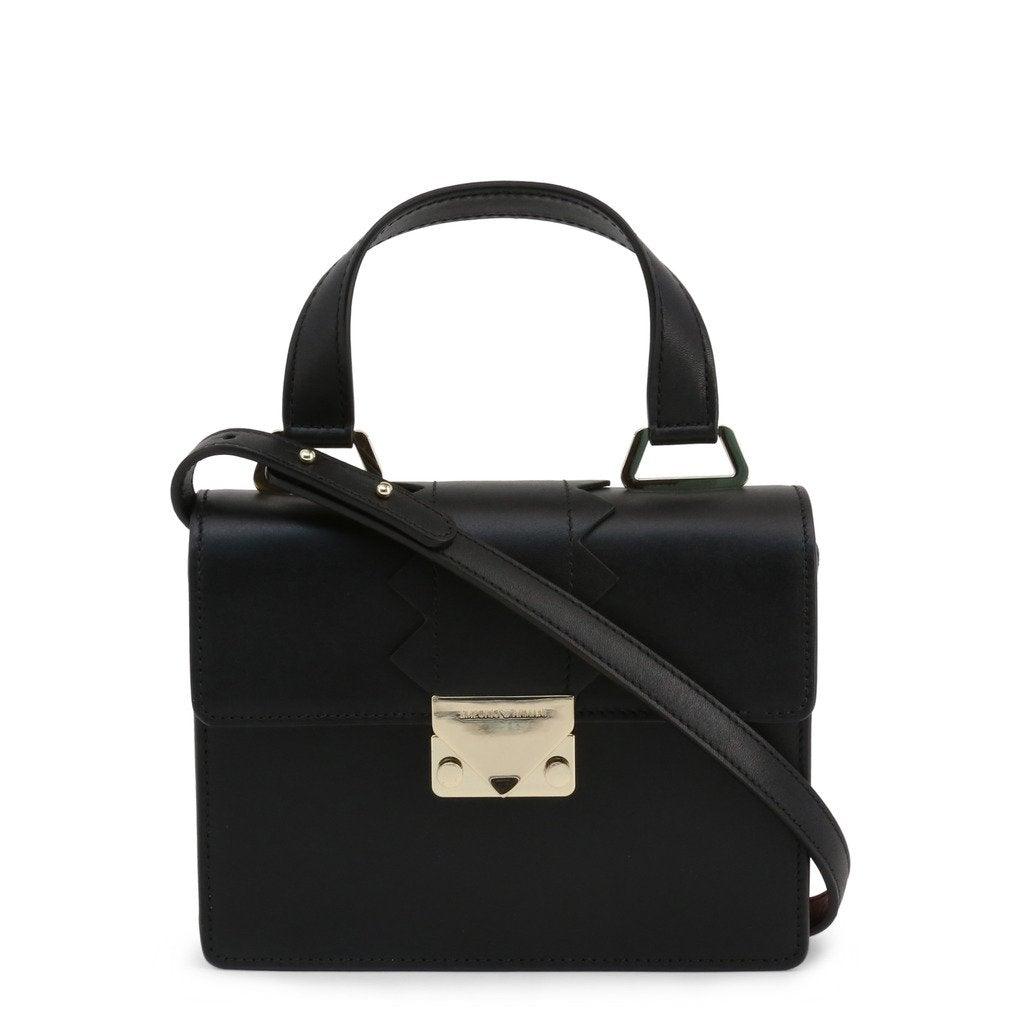 Black Leather Top Handle