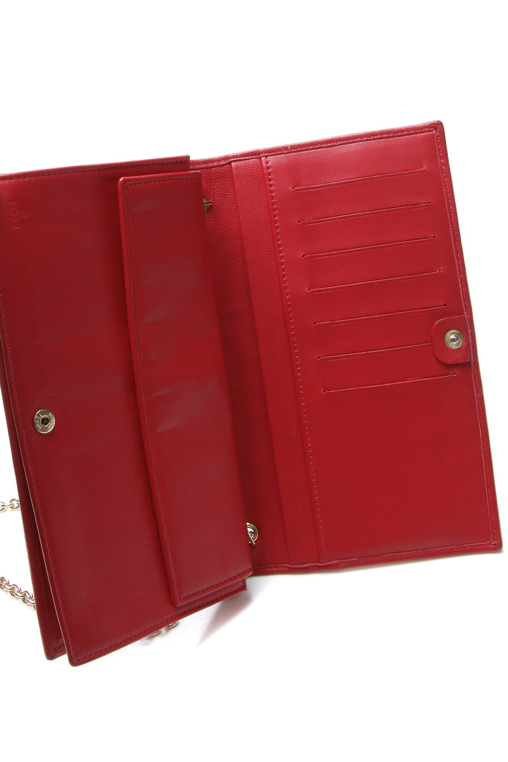 Logo Embossed WOC Bag - Red