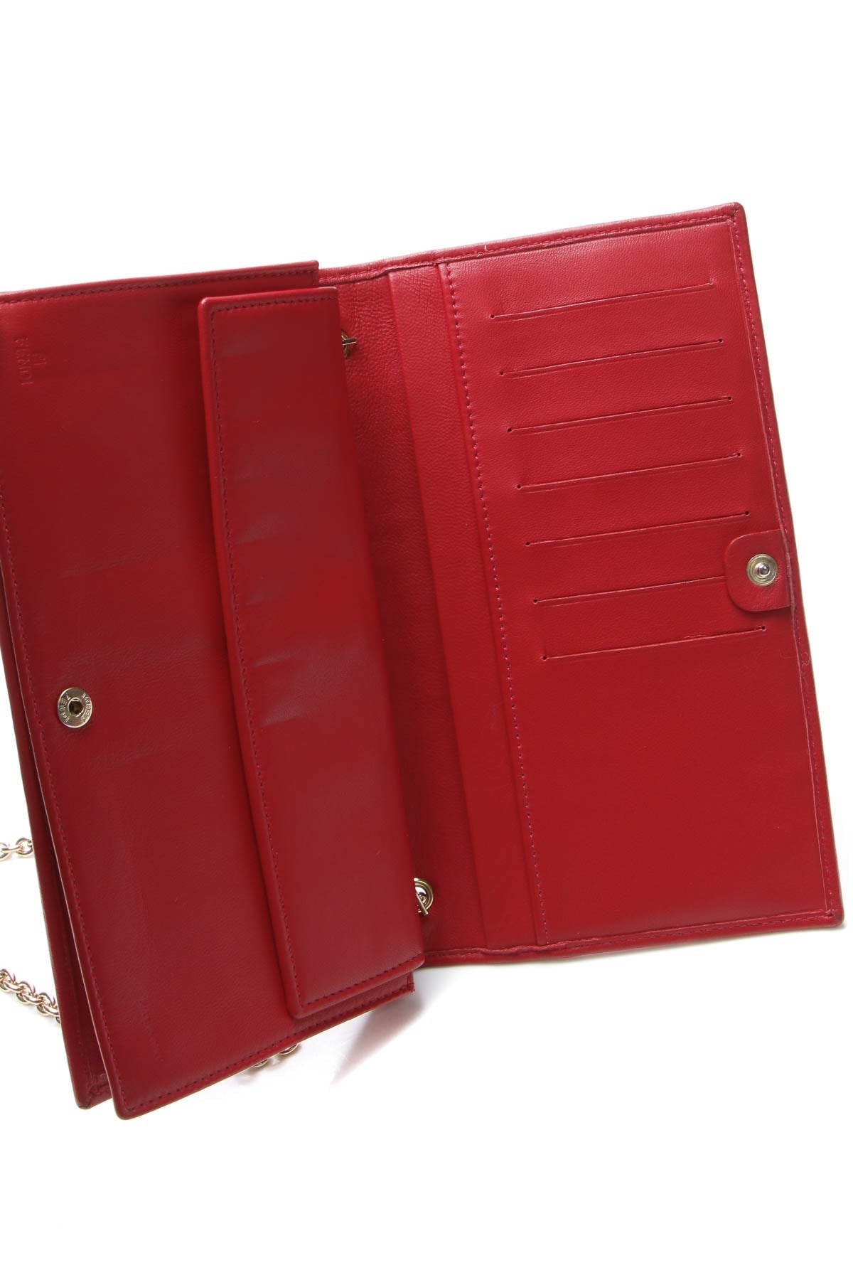 Logo Embossed WOC Bag - Red