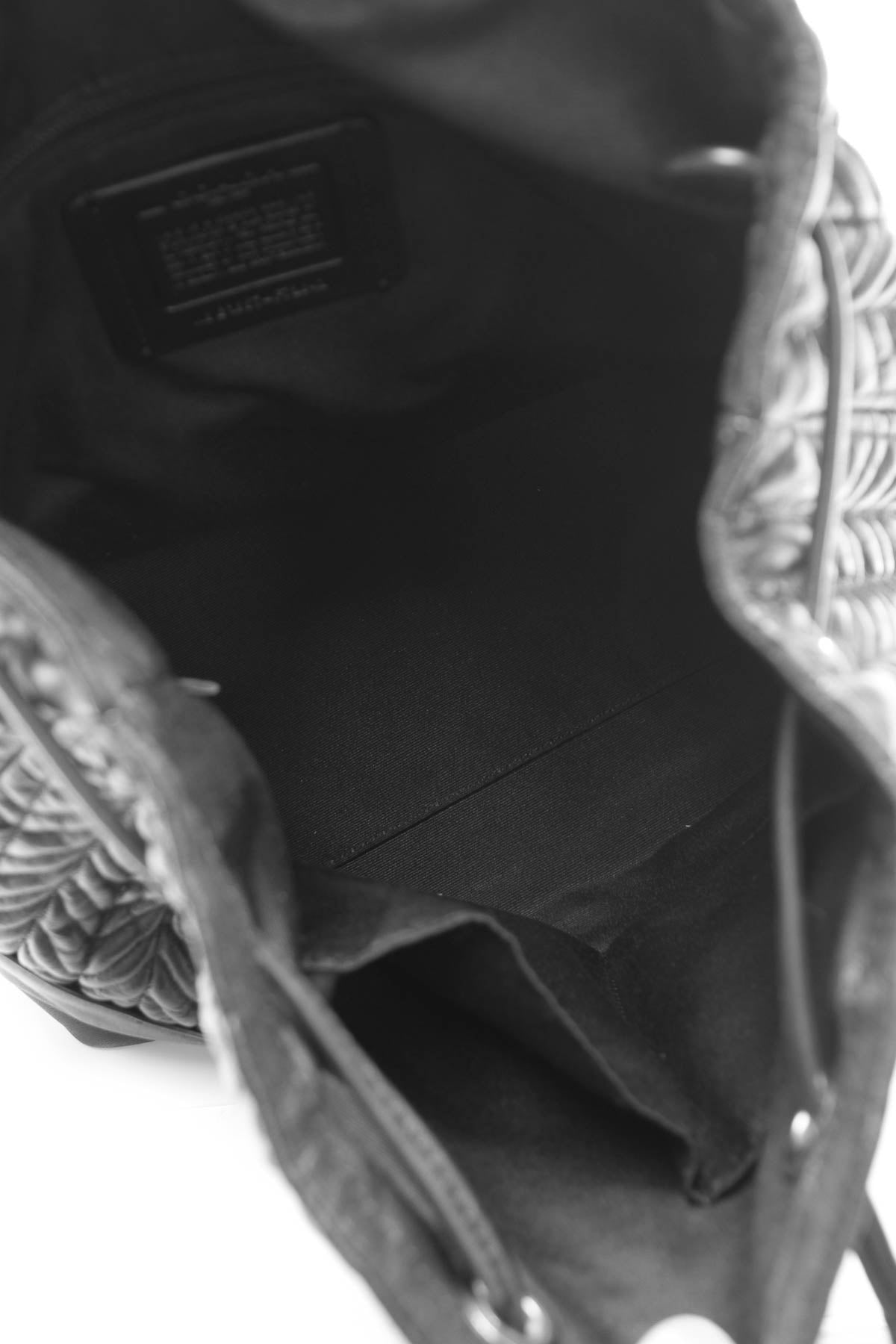 Elle Quilted Backpack - Black