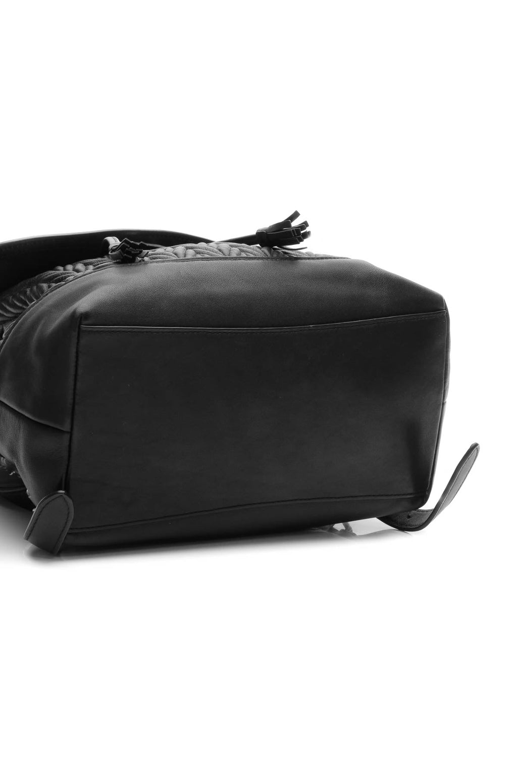 Elle Quilted Backpack - Black