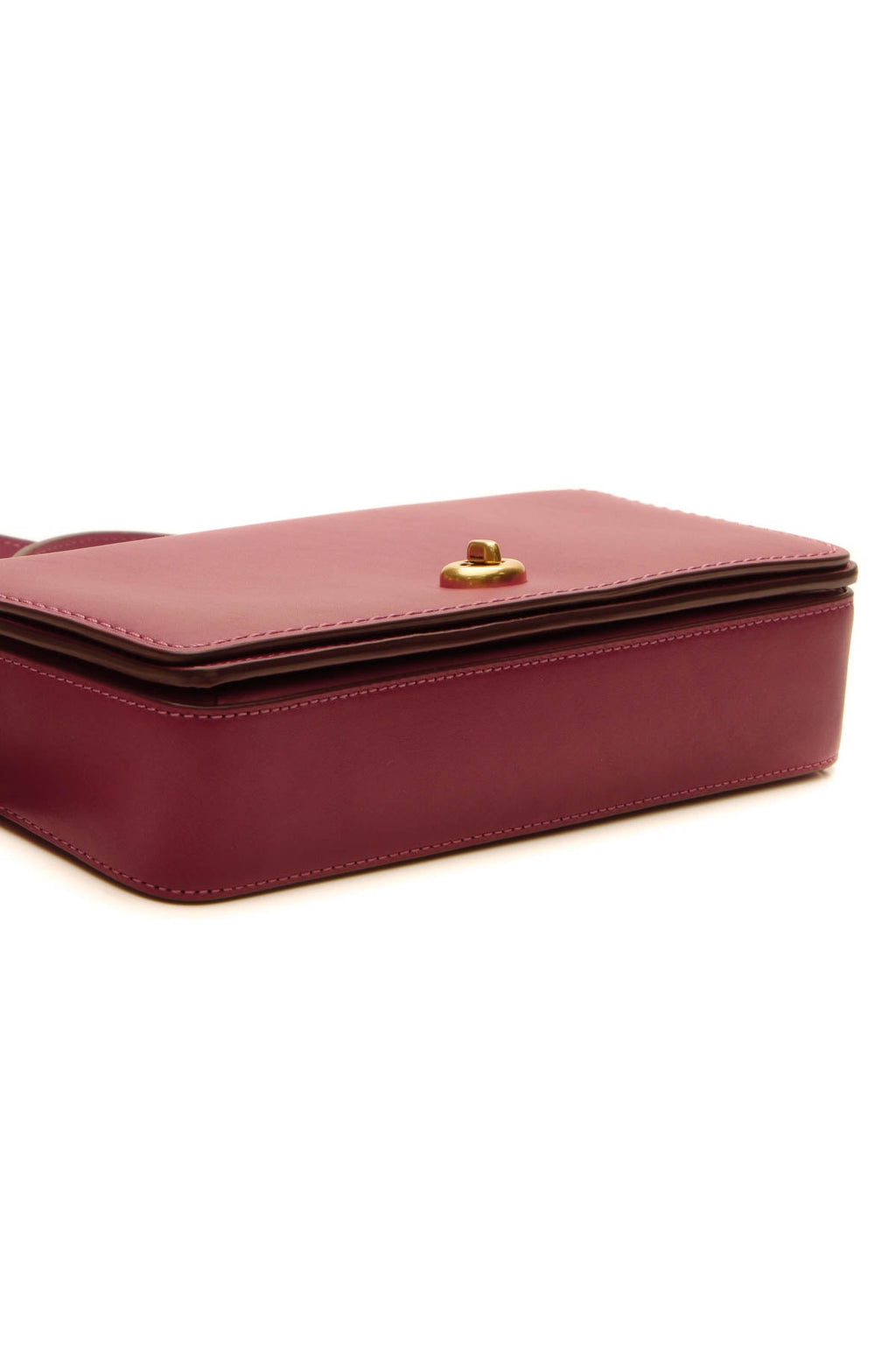 Turnlock Crossbody Bag - Dusty Pink