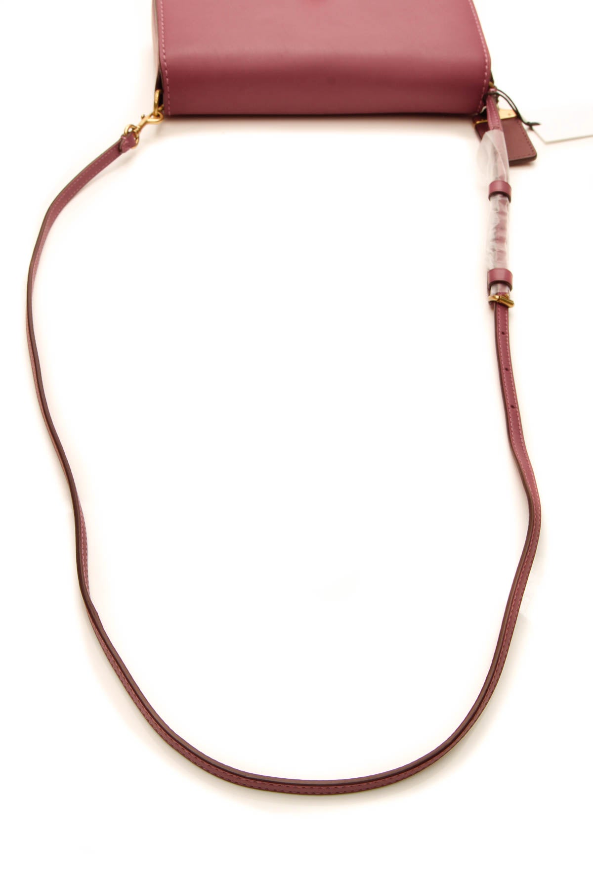 Turnlock Crossbody Bag - Dusty Pink