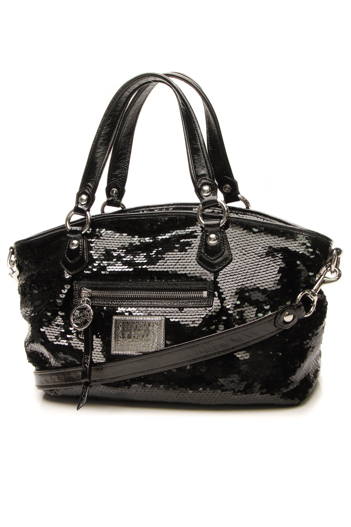 Poppy Sequin Bag - Black