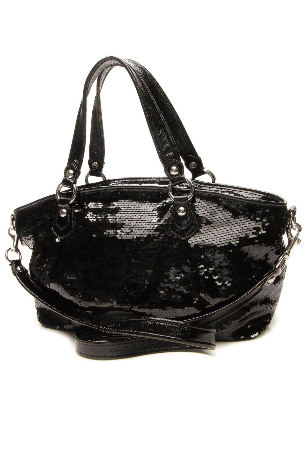 Poppy Sequin Bag - Black