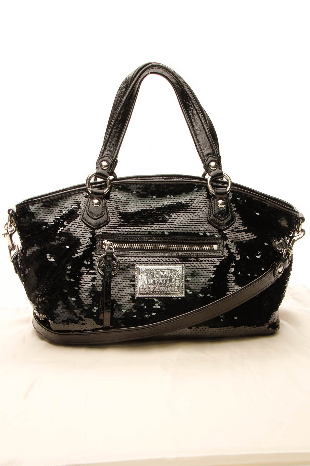 Poppy Sequin Bag - Black