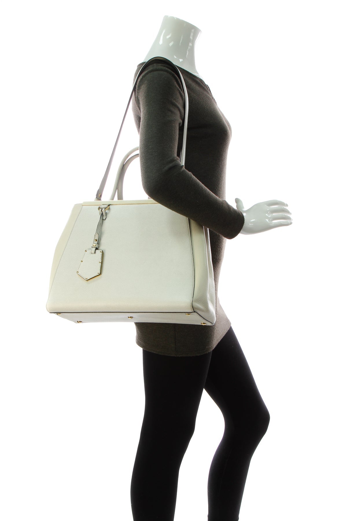 2Jours Elite Shopper Tote Bag - Ivory
