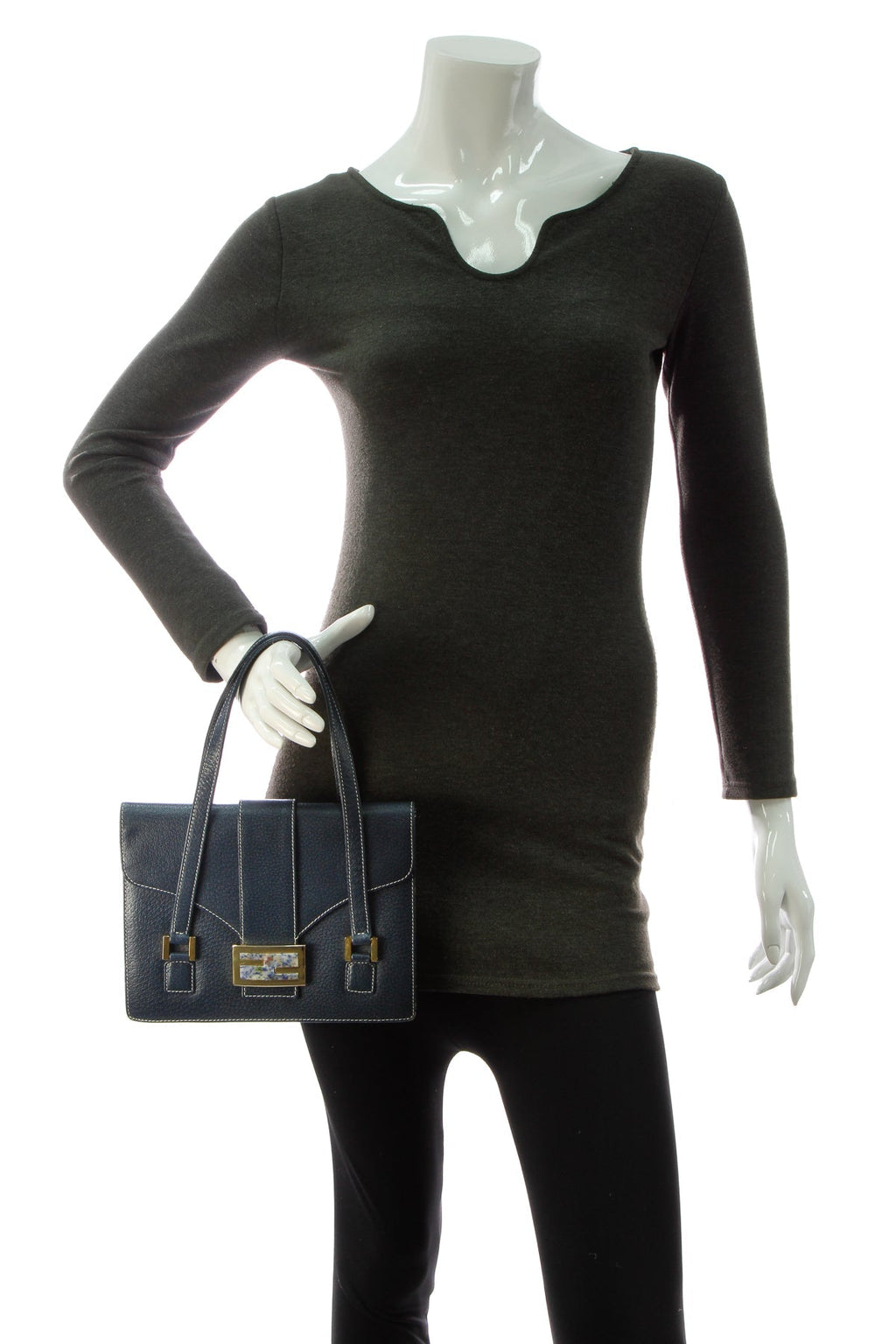 Top Handle Bag - Blue