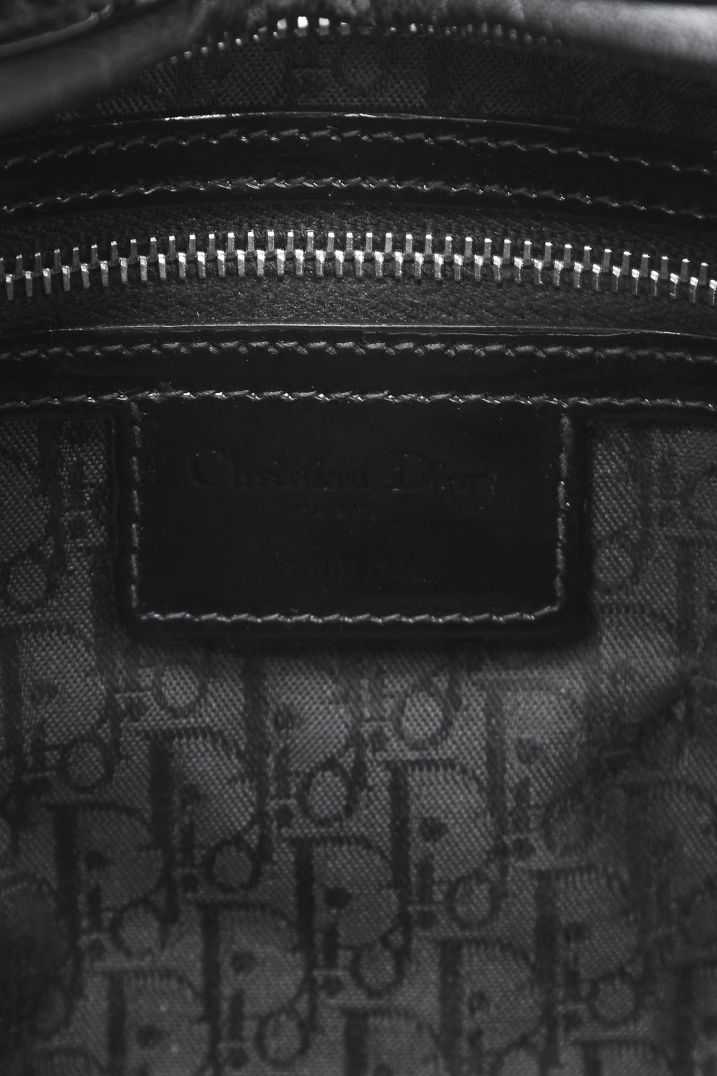 Large Lady Dior Bag - Black