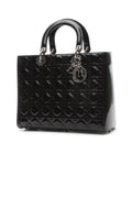 Large Lady Dior Bag - Black