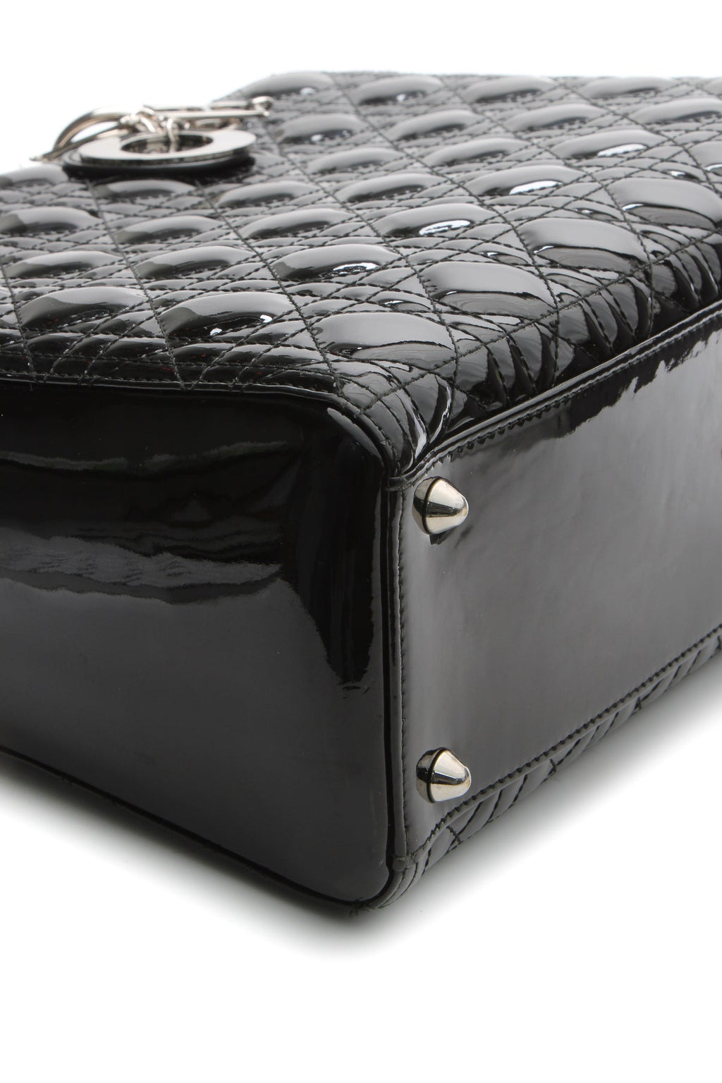 Large Lady Dior Bag - Black