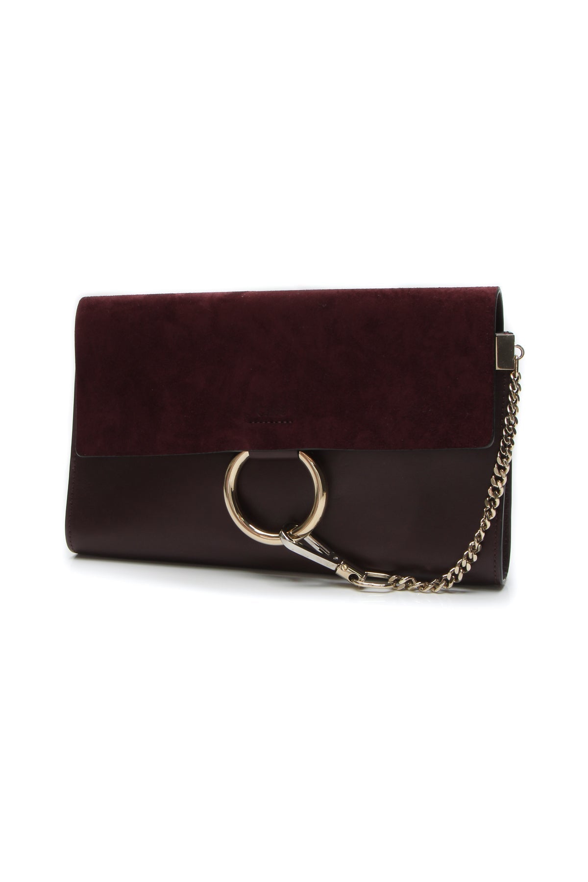 Faye Clutch Bag - Burgundy