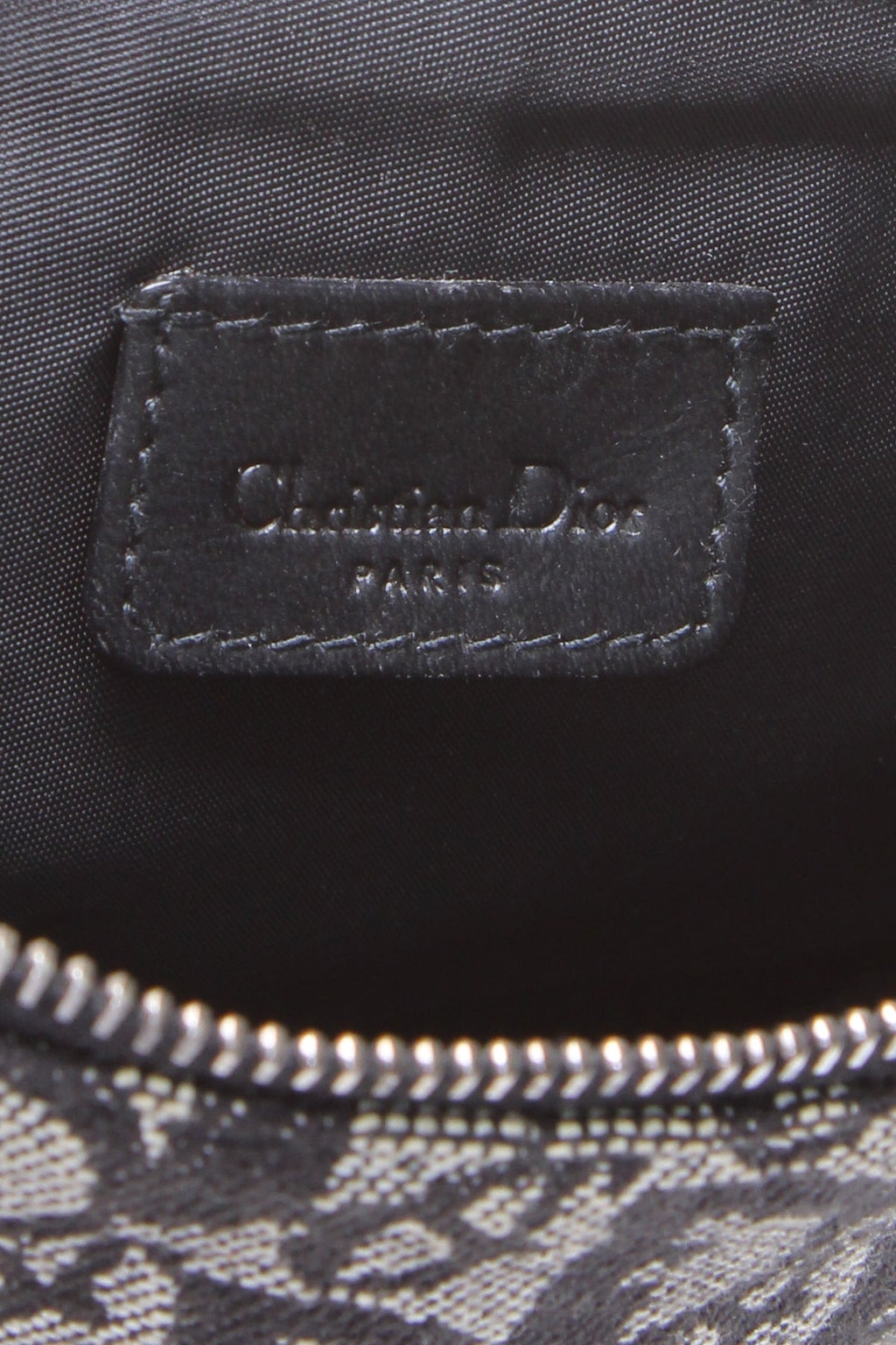 Mini Saddle Pochette Bag - Black Diorissimo