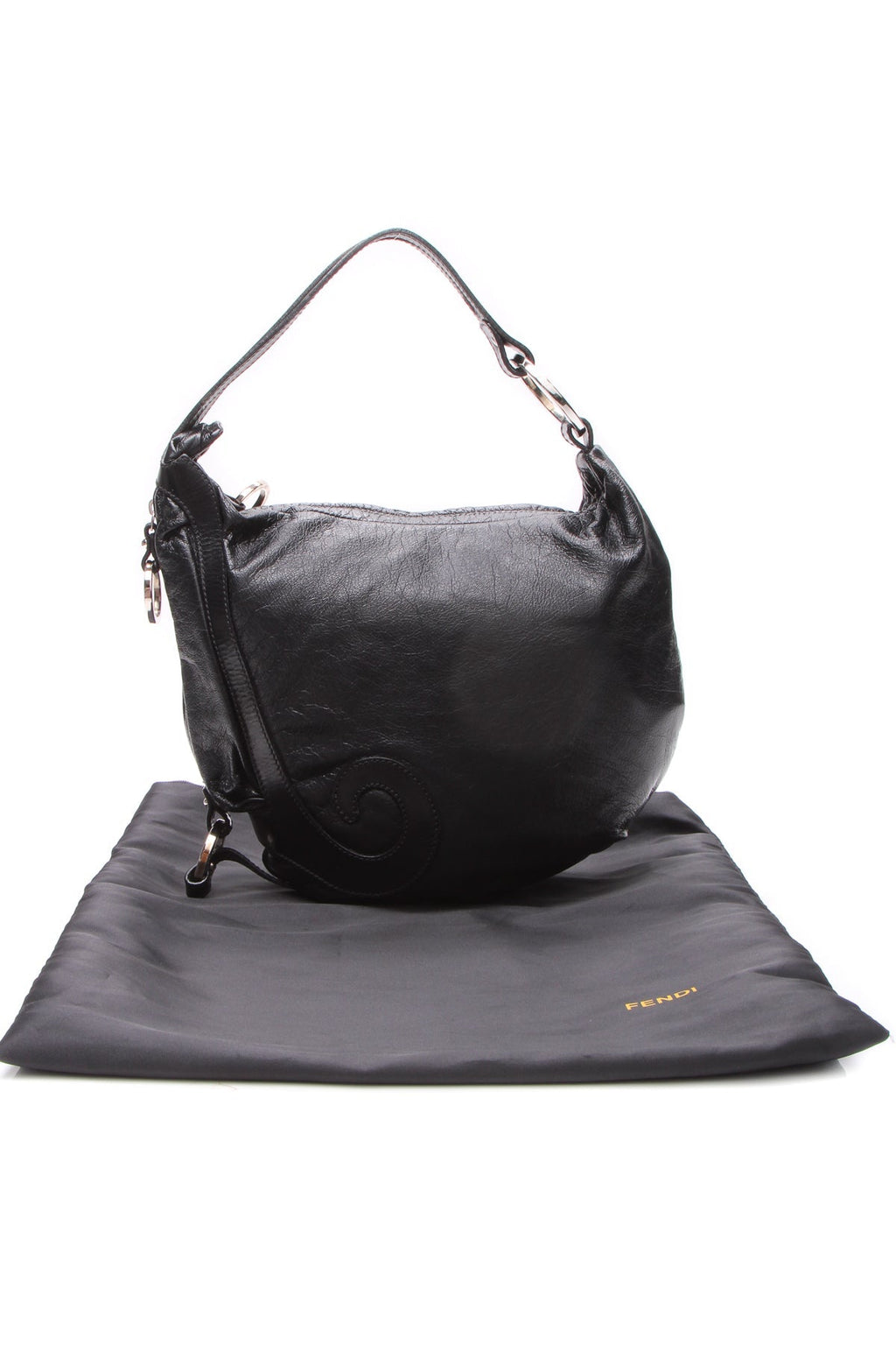 Vintage Borsa Biga Hobo Bag - Black