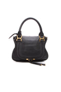 Marcie Small Satchel Bag - Black