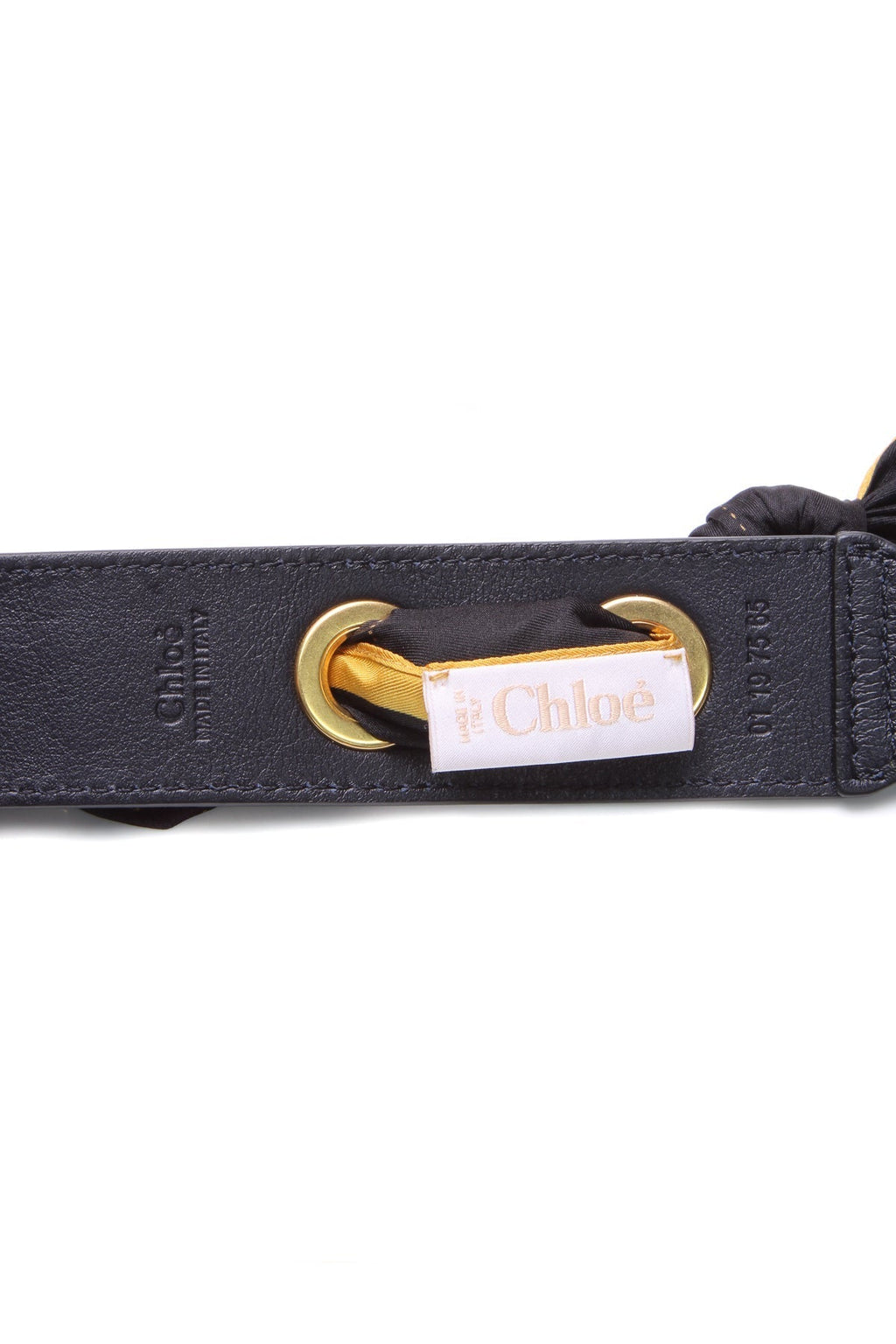Horseprint Scarf Strap - Black/Yellow