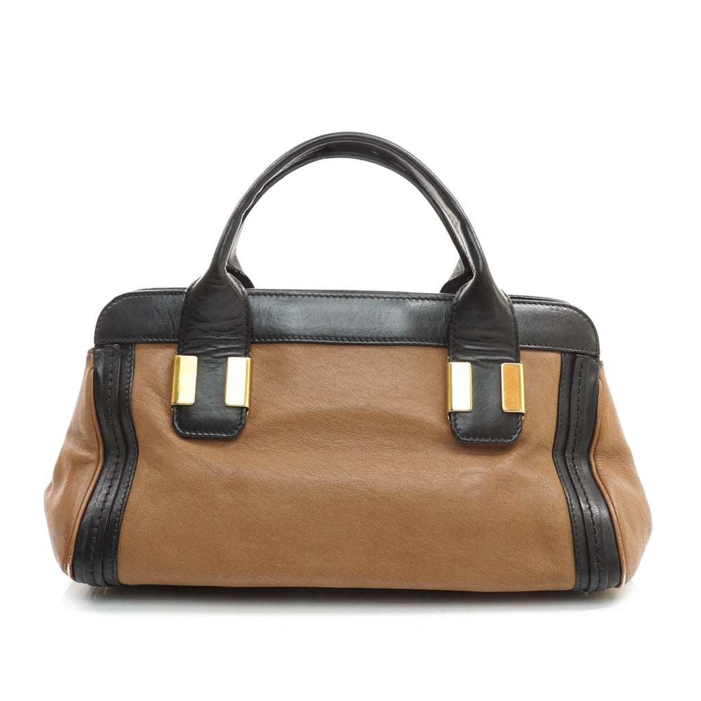 Chloe Alice Hand Bag Leather Black