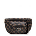 Monogram Print Shoulder Bag Brown