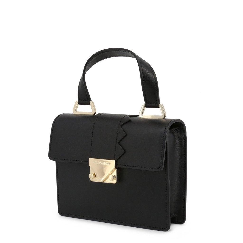 Black Leather Top Handle