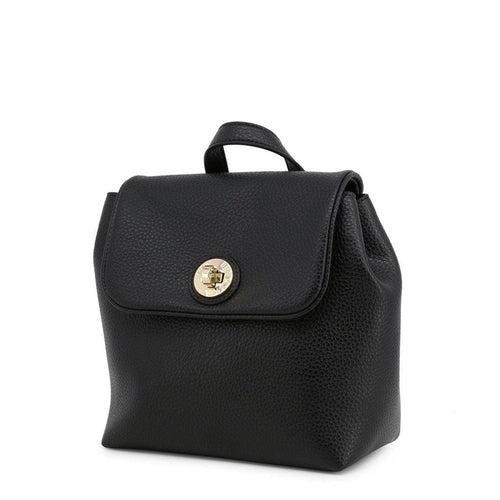 Black Leather Backpack