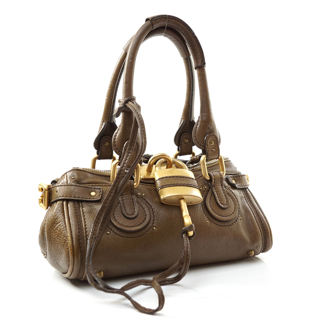 Chloe Paddington Shoulder Bag Brown
