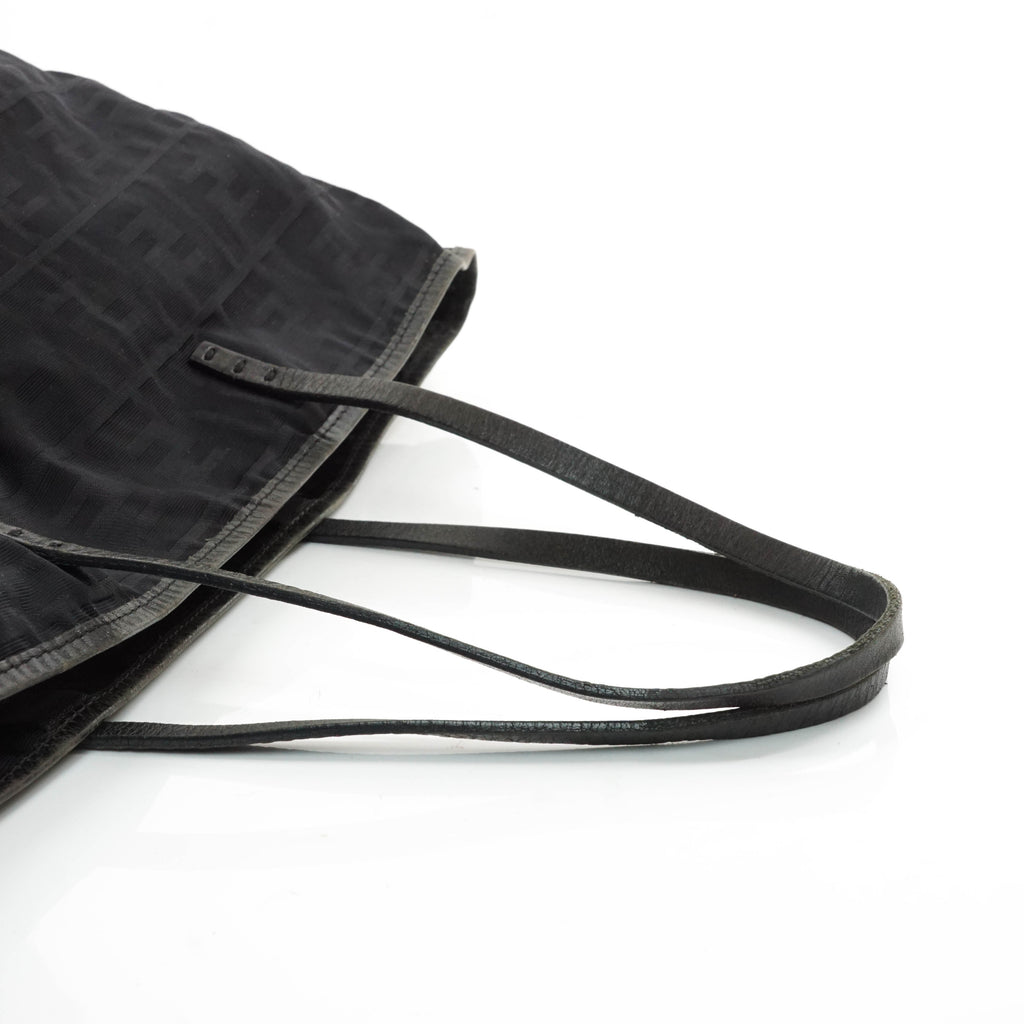 Fendi Zucca Tote Bag Black Nylon