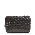 Cessily Quilted Crossbody Bag in Black