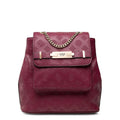 Bea Embossed 4G Peony Logo Backpack in Red