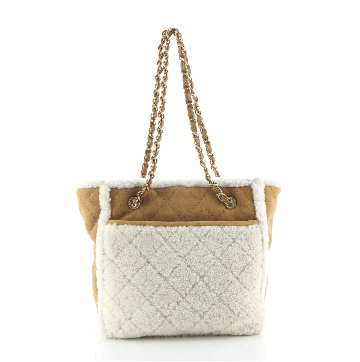 Coco Neige Shopping Tote Quilted Shearling Medium