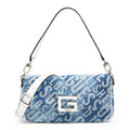 Brightside Quilted Shoulder Bag Denim Blue