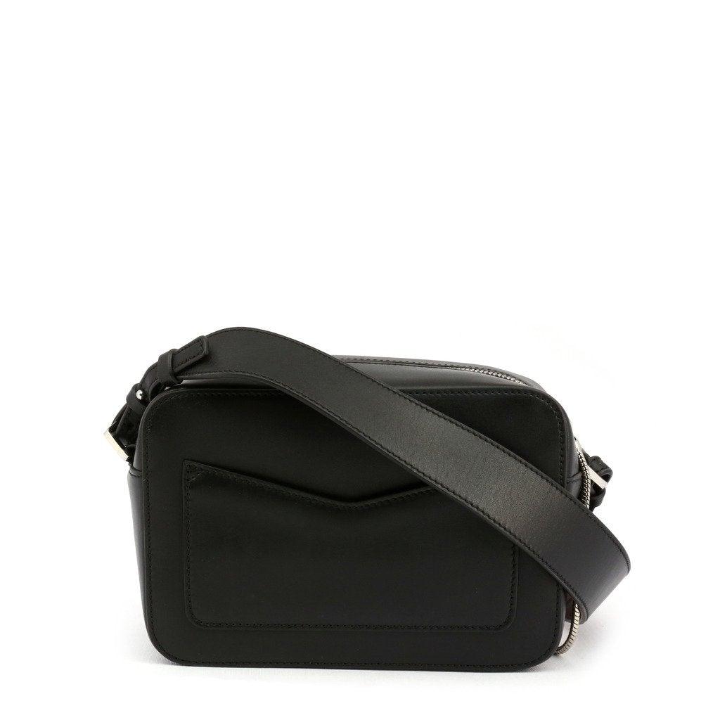 Black Leather Chain Crossbody Bag