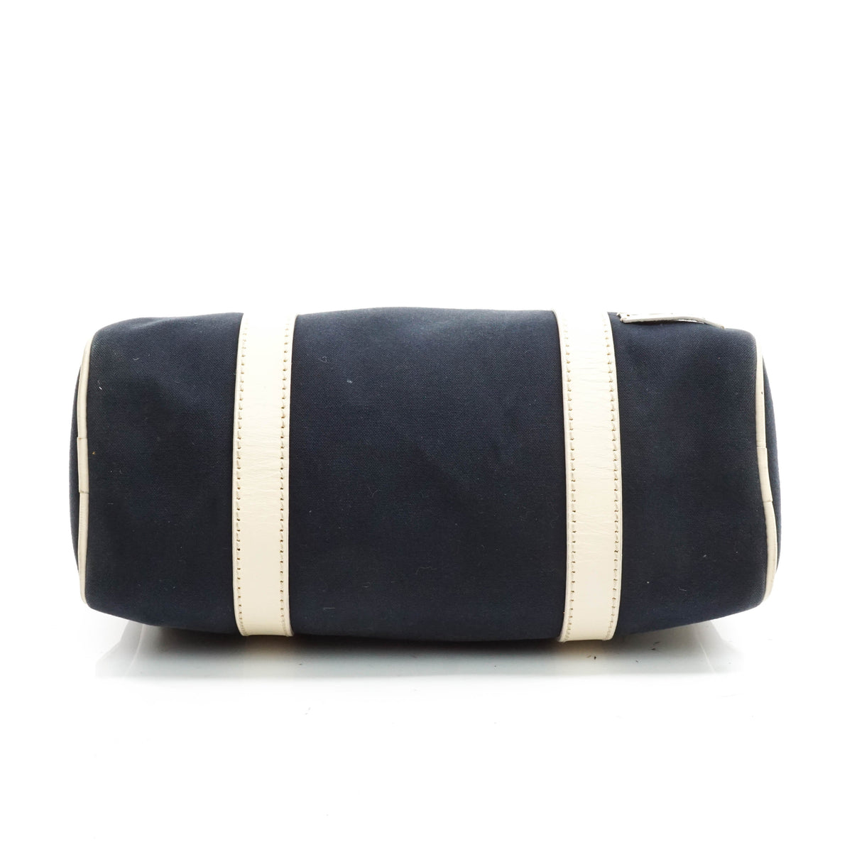 Fendi Hand Bag Navy Blue Canvas