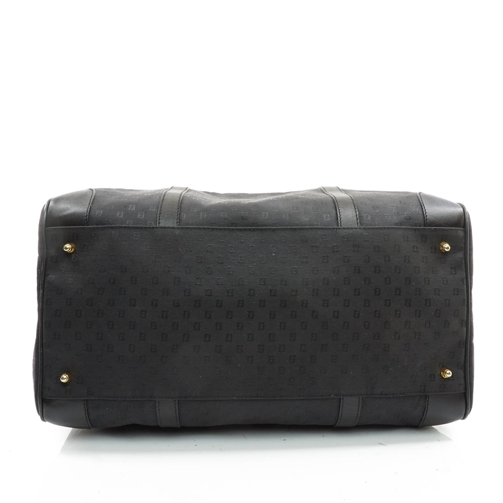 Fendi Zucca Boston Hand Bag Canvas