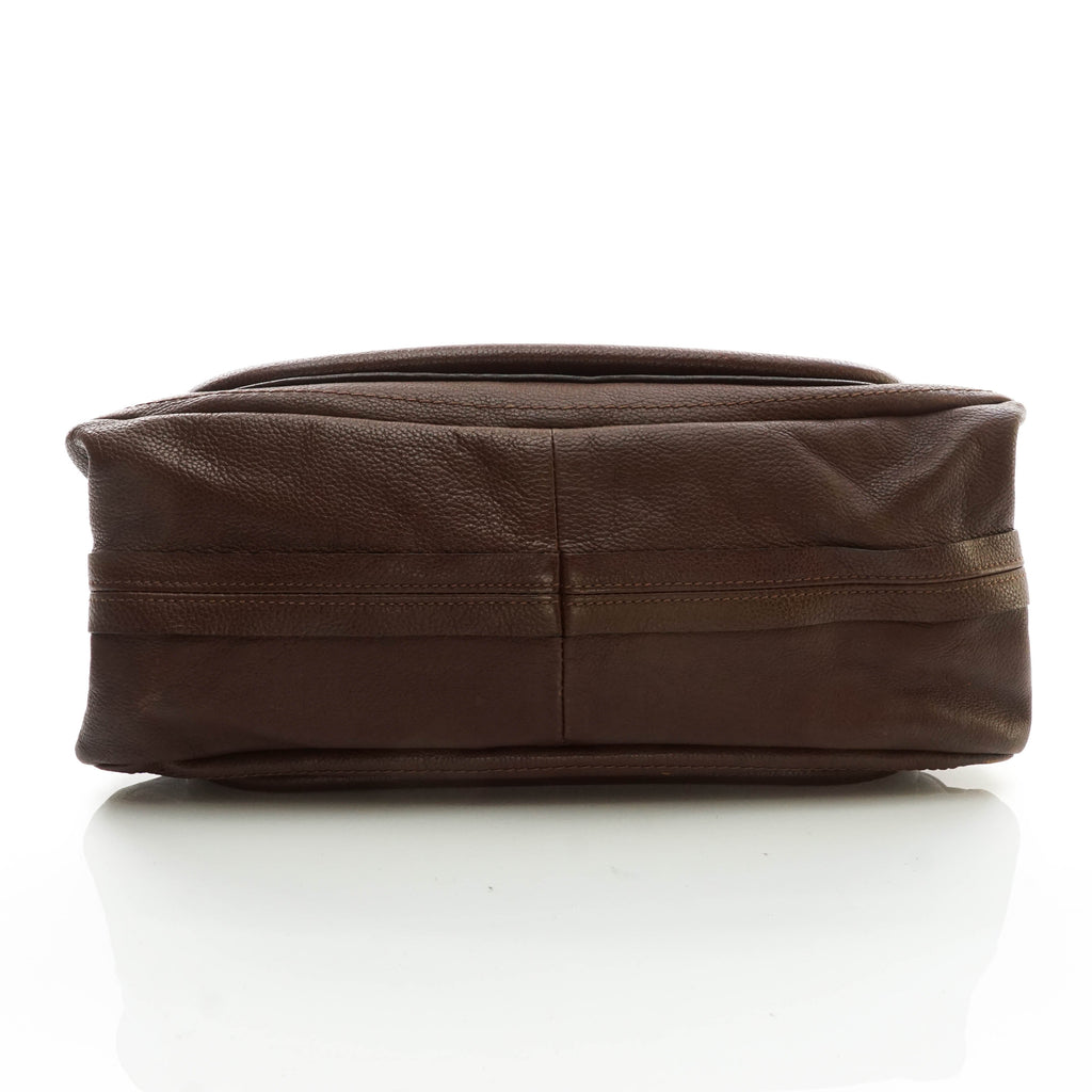 Chloe Shoulder Bag Brown Leather