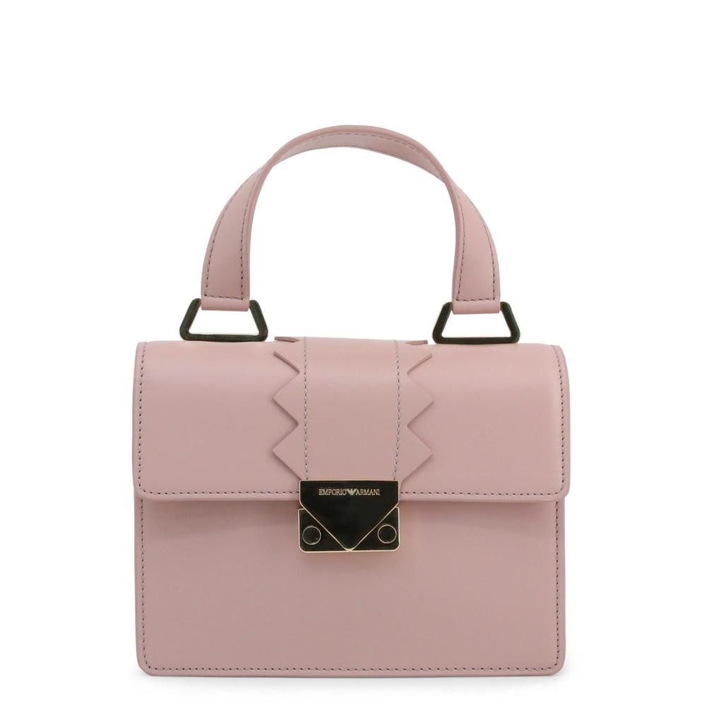 Pink Leather Top Handle