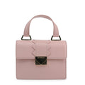 Pink Leather Top Handle