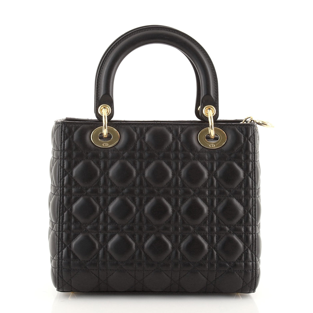 Lady Dior Bag Cannage Quilt Lambskin Medium