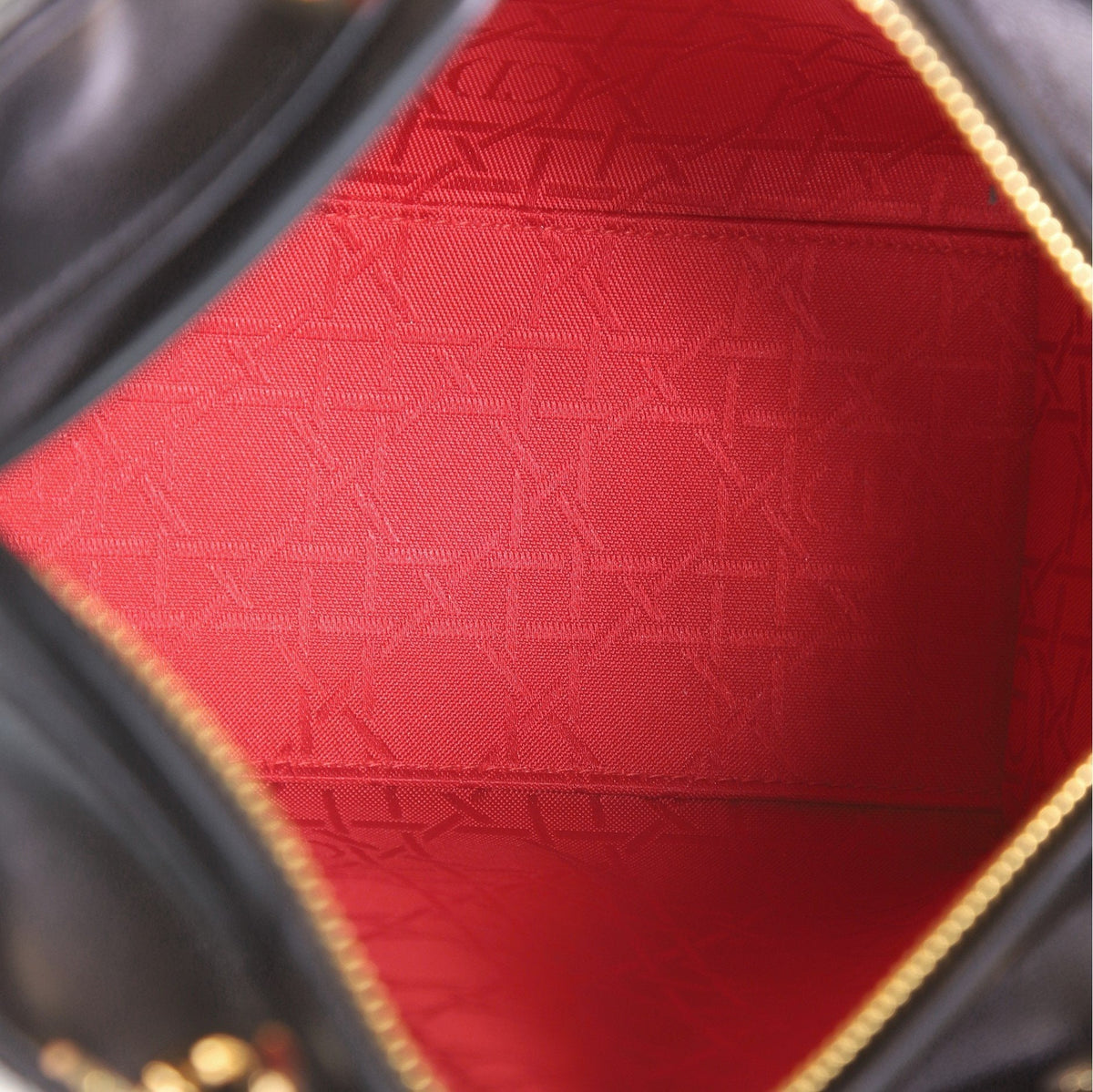 Lady Dior Bag Cannage Quilt Lambskin Medium