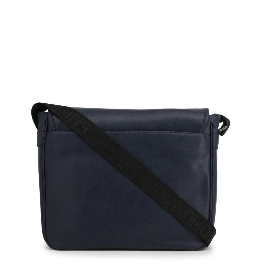 Blue Logo Messenger Bag