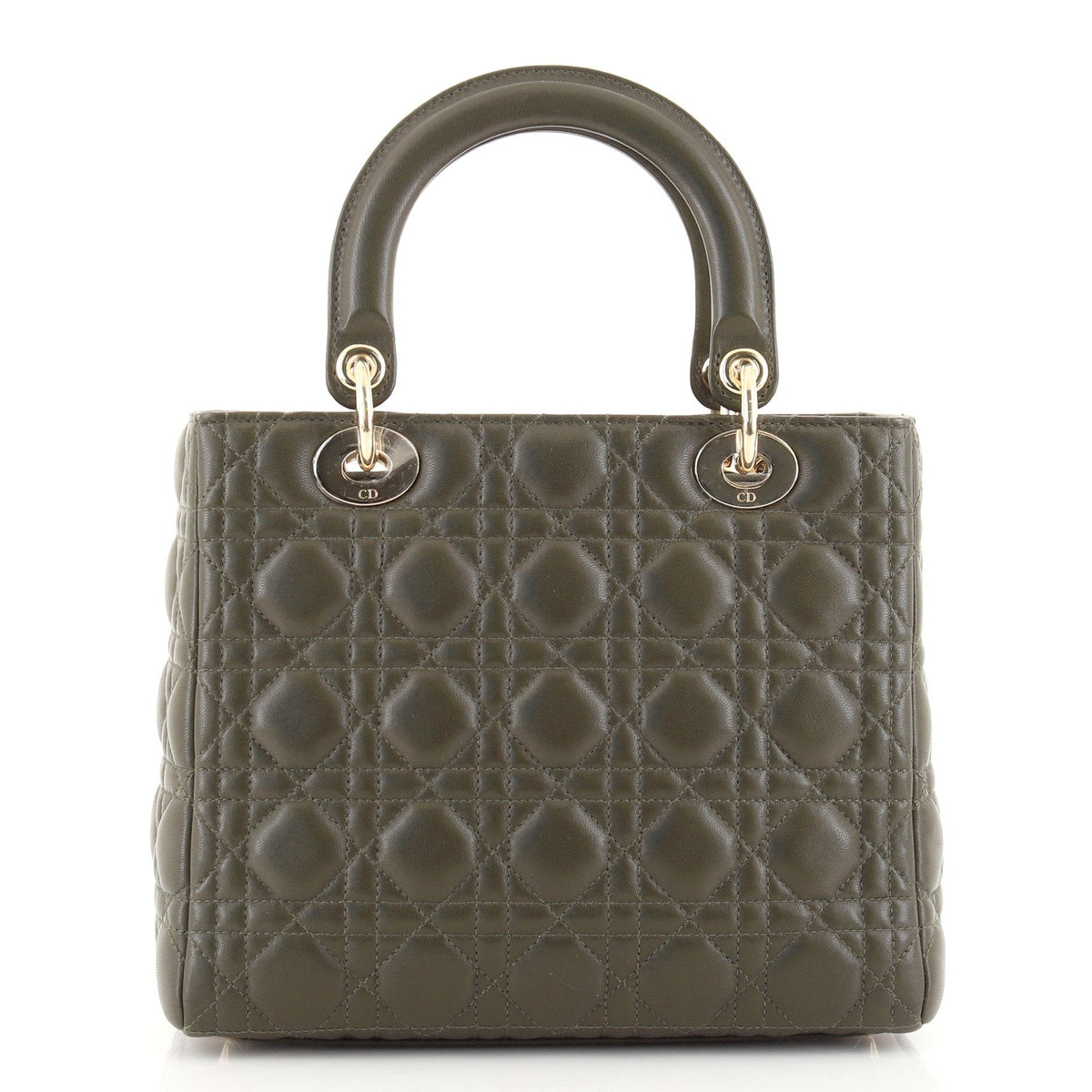 Lady Dior Bag Cannage Quilt Lambskin Medium
