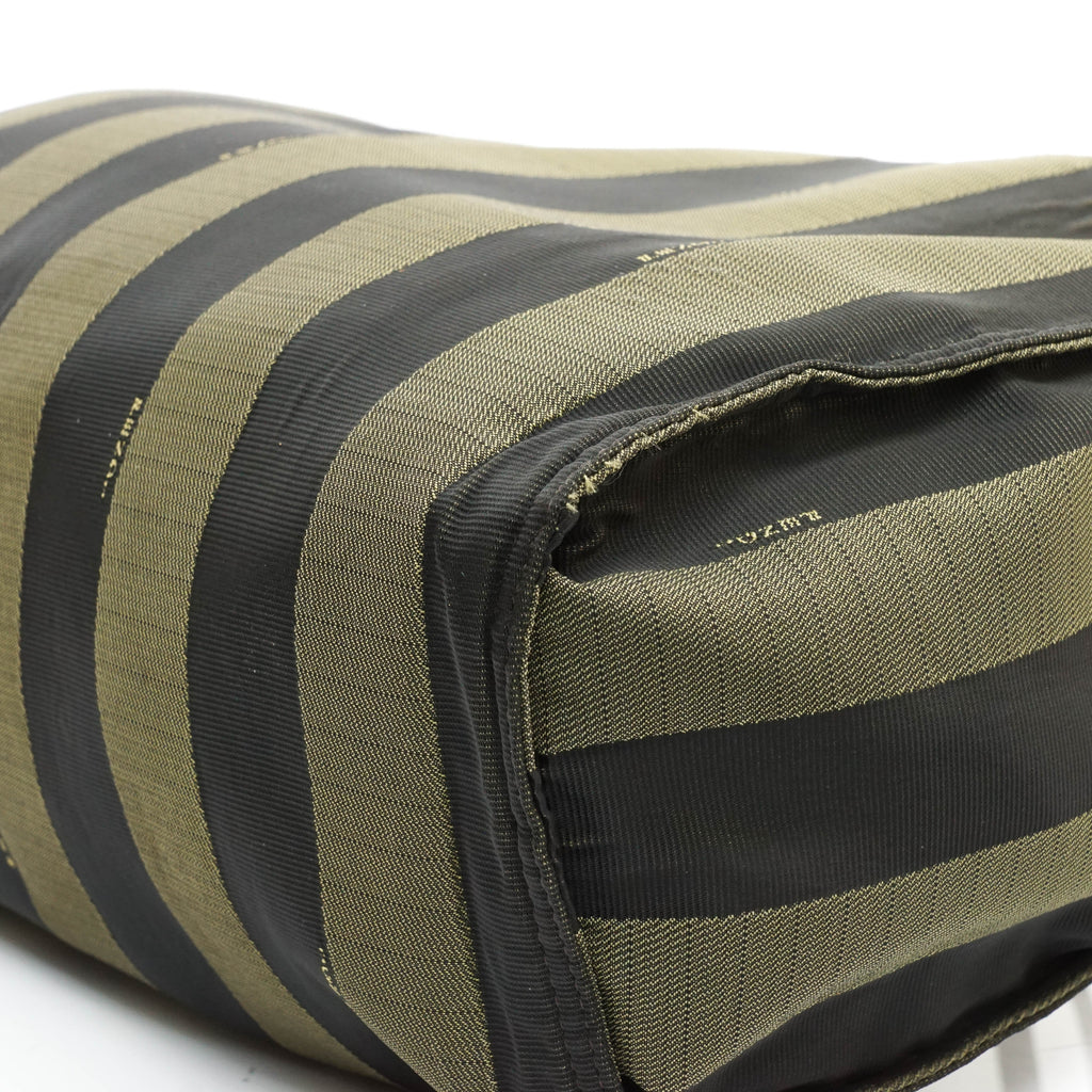 Fendi Tote Bag Black Coated Canvas