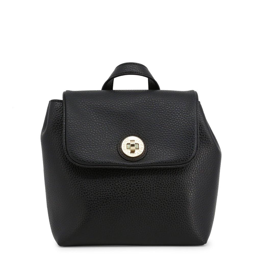 Black Leather Backpack